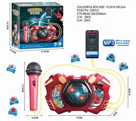 MICROPHONE W/LIGHT & MUSIC,