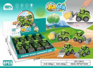 PRESS FARM CAR 8PCS,