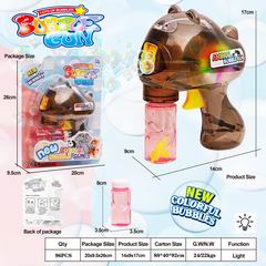 FRICTION BUBBLE GUN W/LIGHT,