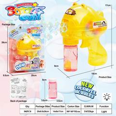 FRICTION BUBBLE GUN W/LIGHT,