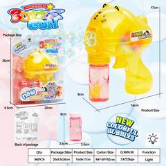 FRICTION BUBBLE GUN W/LIGHT,