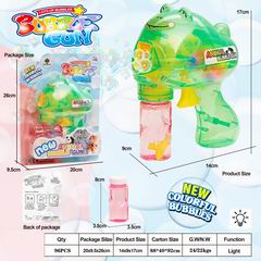 FRICTION BUBBLE GUN W/LIGHT,