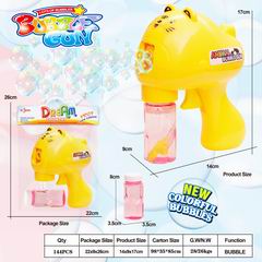 FRICTION BUBBLE GUN W/LIGHT,