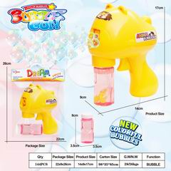 FRICTION BUBBLE GUN W/LIGHT,