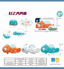 PRESS LIZARD W/LIGHT & MUSIC,