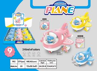 FRICTION PLANE 9PCS,