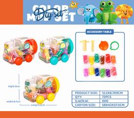 COLOR DOUGH SET 16PCS,