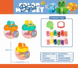 COLOR DOUGH SET 14PCS,