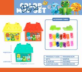 COLOR DOUGH SET 16PCS,