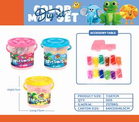 COLOR DOUGH SET 10PCS,