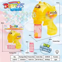 FRICTION BUBBLE GUN W/LIGHT,