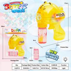 FRICTION BUBBLE GUN W/LIGHT,