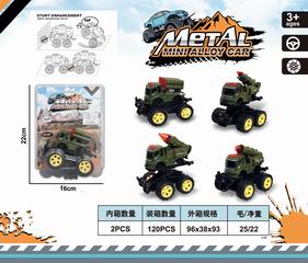 FRICTION METAL MINI ALLOY DEFORMATION STUNT CAR,
