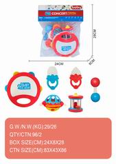BABY RATTLE 6PCS,