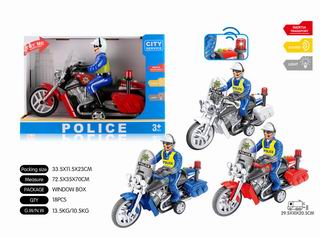 FRICTION MOTORCYCLE W/LIGHT & SOUND,
