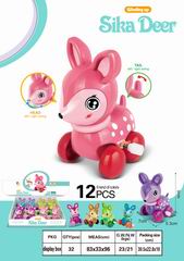 WAND UP ANIMAL 12PCS,
