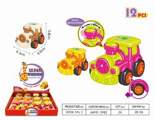 FRICTION TRAIN 12PCS,