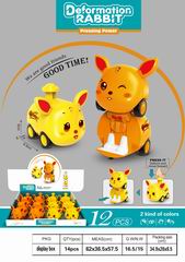 PRESS ANIMAL CAR 12PCS,