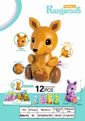 WAND UP ANIMAL 12PCS,