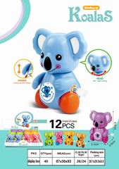 WAND UP ANIMAL 12PCS,