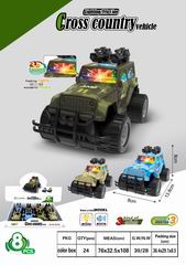 FLASH FRICTION CROSS COUNTRY VEHICLE 8PCS,