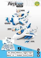 FRICTION AIRPLANE 9PCS,