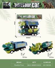 FRICTION DINOSAUR CAR 2PCS,
