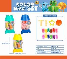 COLOR DOUGH SET 16PCS,