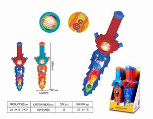 B/O GEAR SWORD W/LIGHT & SOUND 10PCS,