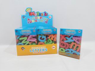 MAGNETIC LETTERS & NUMBER 12PCS,