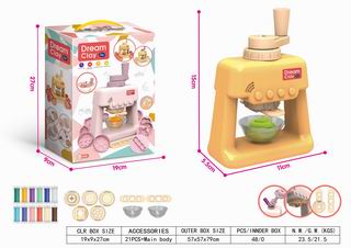 COLOR DOUGH SET 21PCS,
