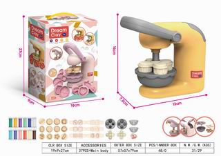 COLOR DOUGH SET 37PCS,