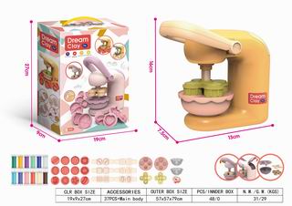 COLOR DOUGH SET 37PCS,