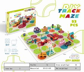 MAZE TRACK W/LIGHT & SOUND 93PCS,