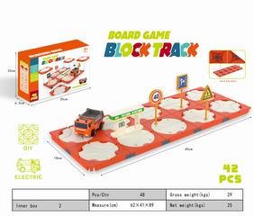 MAZE TRACK W/LIGHT & SOUND 42PCS,