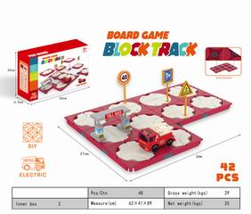 MAZE TRACK W/LIGHT & SOUND 42PCS,