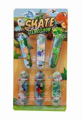 DINOSAUR FINGER SKATEBOARD 6PCS,
