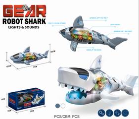 B/O GEAR SHARK W/LIGHT & MUSIC,