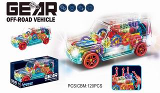 B/O GEAR CAR W/LIGHT & MUSIC,