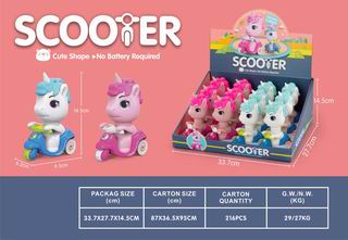 PRESS SCOOTER 12PCS,