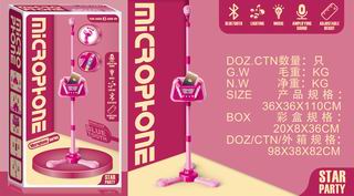 MICROPHONE W/LIGHT & MUSIC & BLUETOOTH,