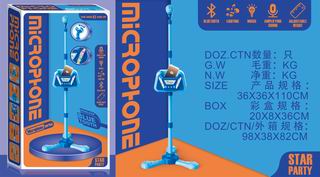 MICROPHONE W/LIGHT & MUSIC & BLUETOOTH,