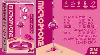 MICROPHONE W/LIGHT & MUSIC & BLUETOOTH,