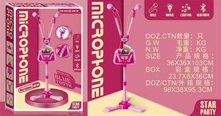 MICROPHONE W/LIGHT & MUSIC & BLUETOOTH,