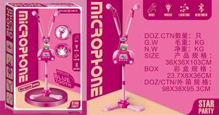 MICROPHONE W/LIGHT & MUSIC & BLUETOOTH,