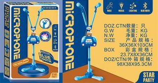 MICROPHONE W/LIGHT & MUSIC & BLUETOOTH,