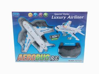 2 CHANNEL R/C PLANE W/LIGHT & MUSIC,