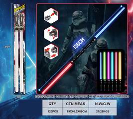 2 IN 1 SWORD W/LIGHT & SOUND,