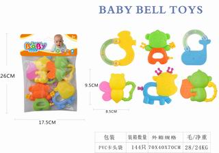 BABY RATTLES 6PCS,