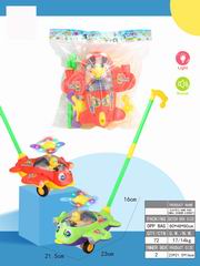B/O PUSH PLANE W/LIGHT,